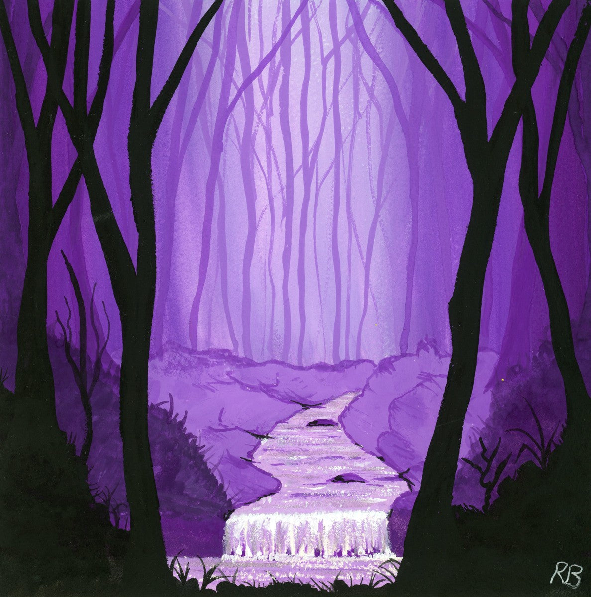 Purple Waters – Rae Baker Art