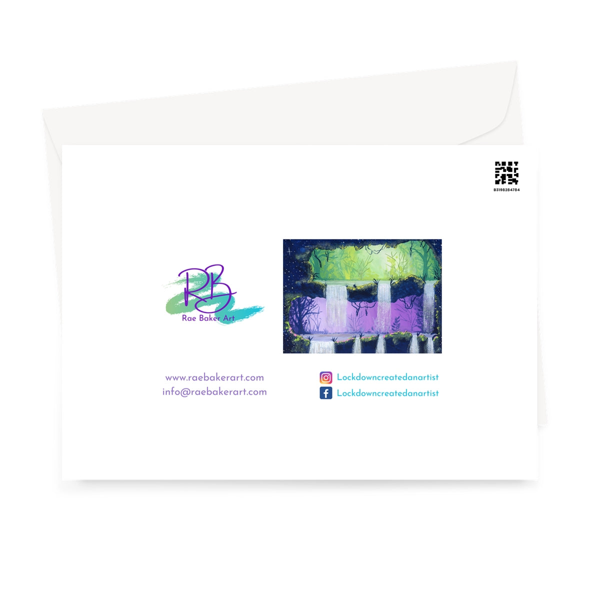 Willow Falls - Fine Art Greeting Card