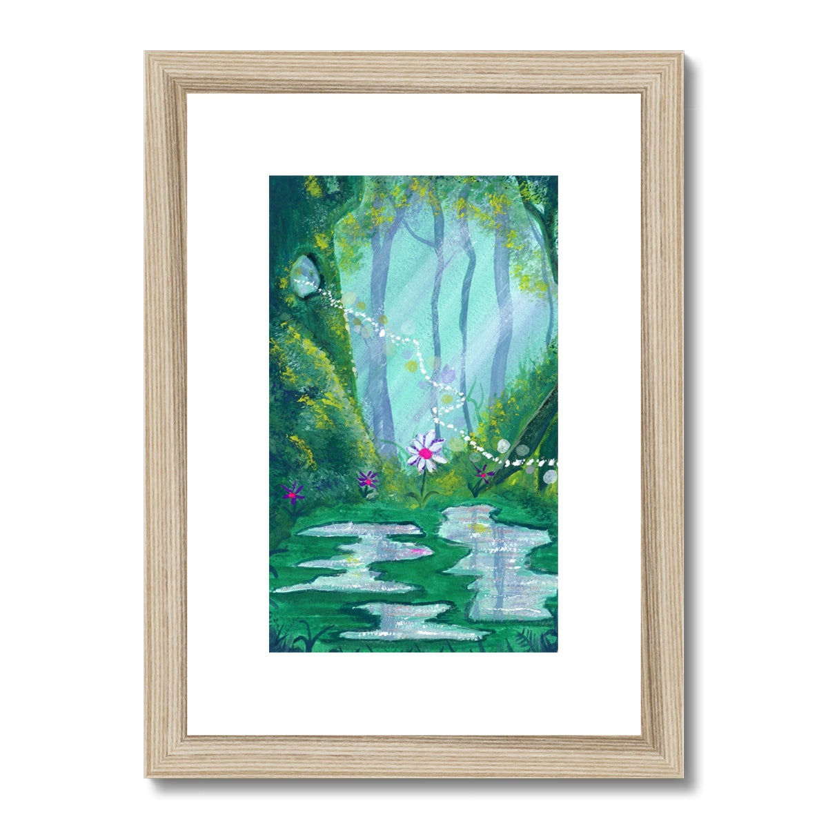 Spring Reflections  - Open Edition Fine Art Print  -  Framed & Mounted