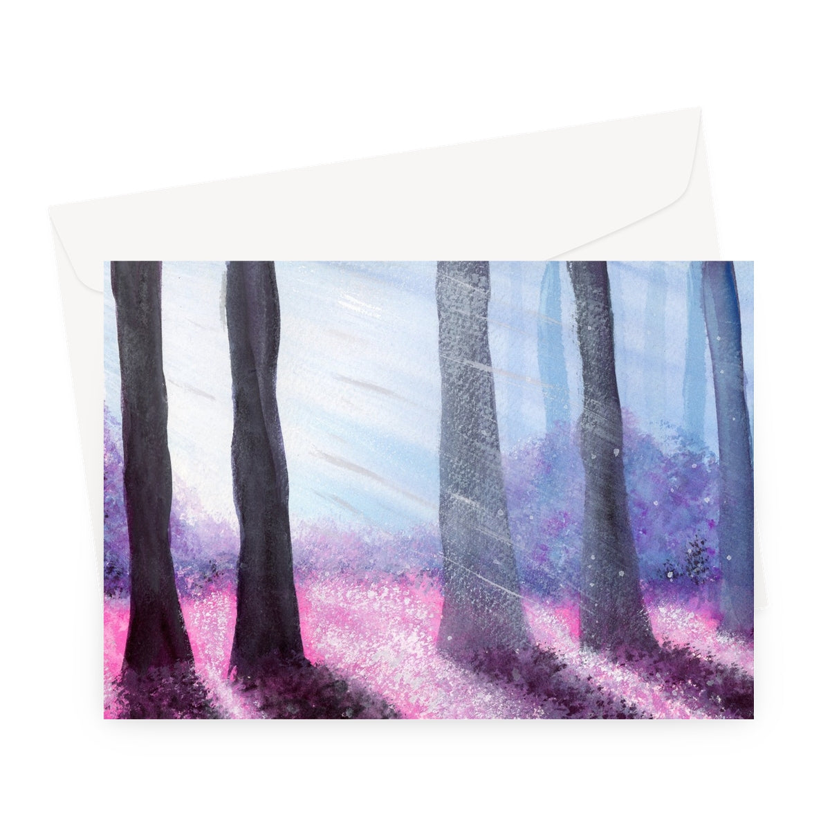 Hazy Rays - Fine Art Greeting Card