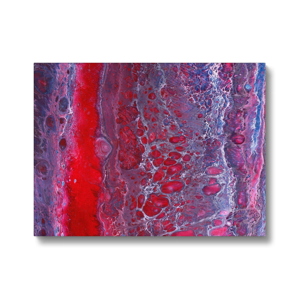 Geode Red 2 - Print on Canvas