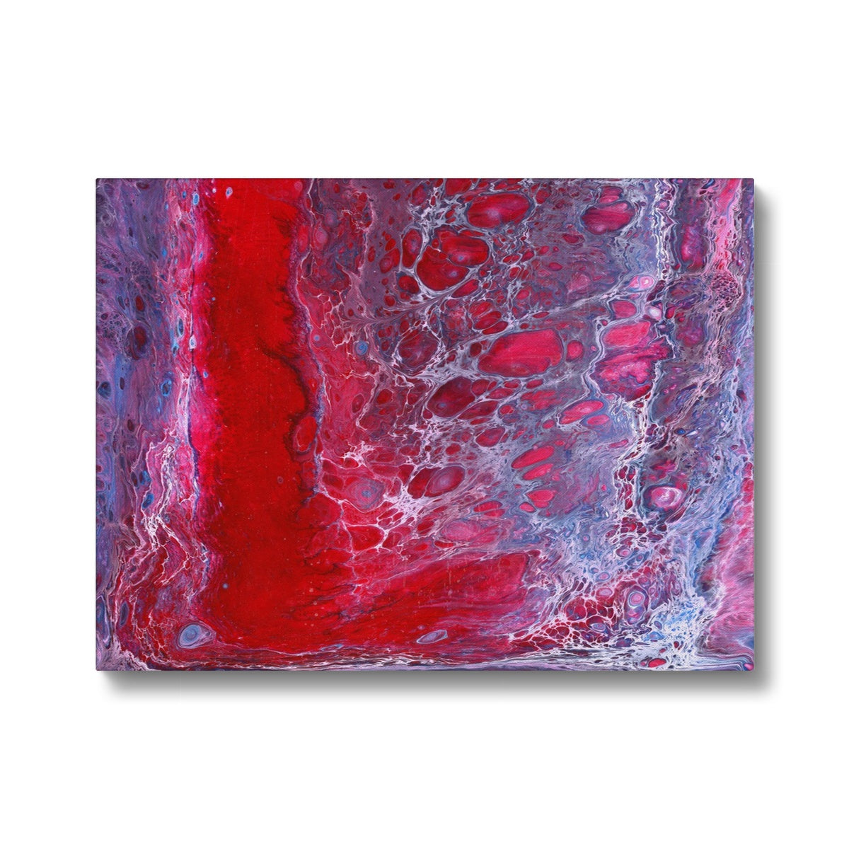 Geode Red 3 - Print on Canvas