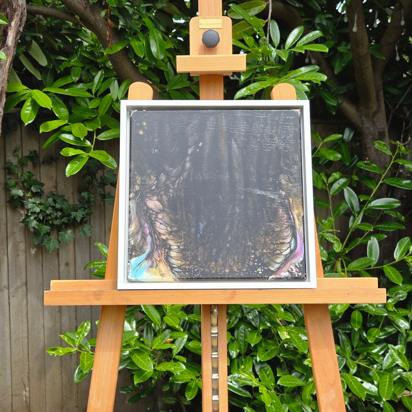Raven's Eye - Original Acrylic Pour