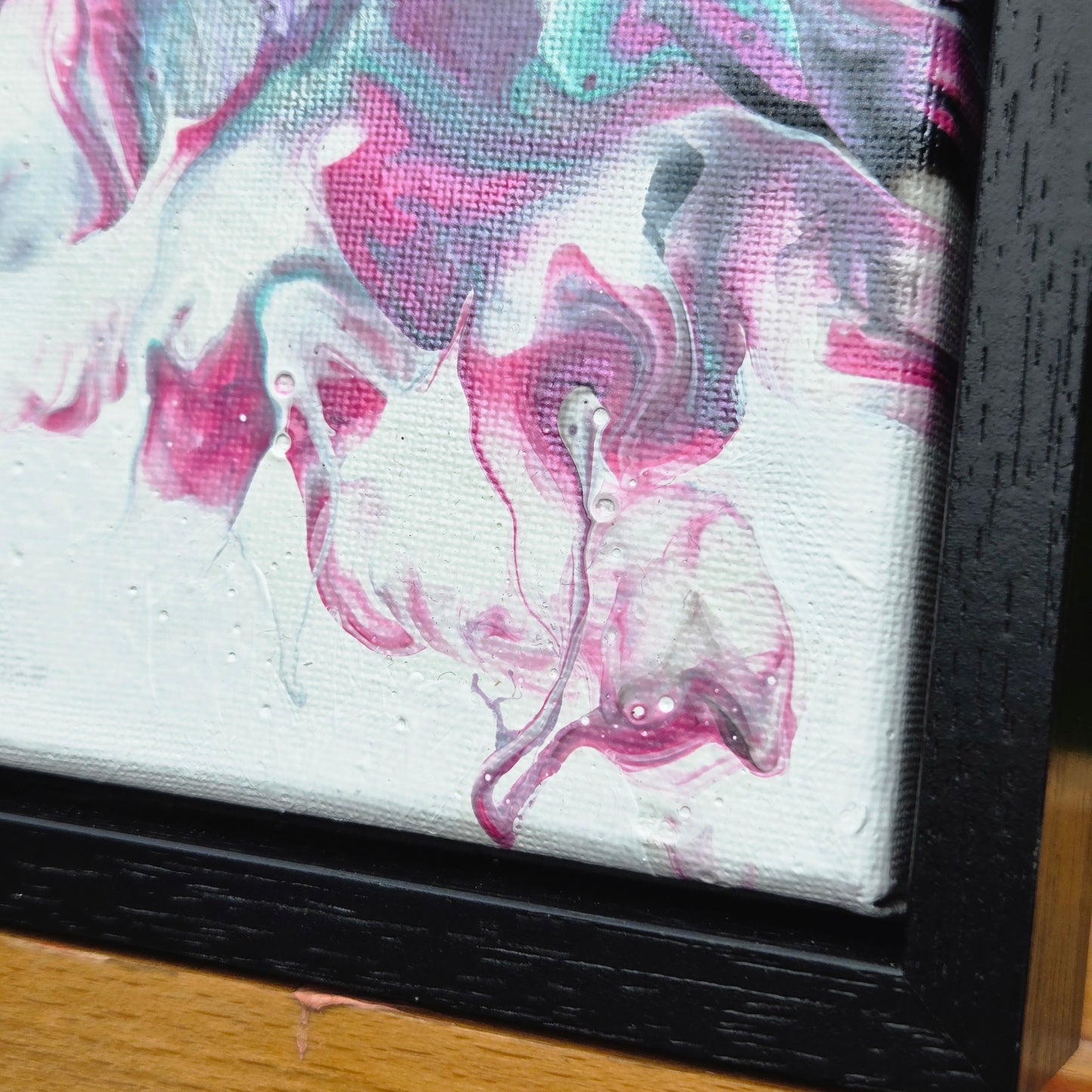 Stormy Midnight Sea - Original Acrylic Pour