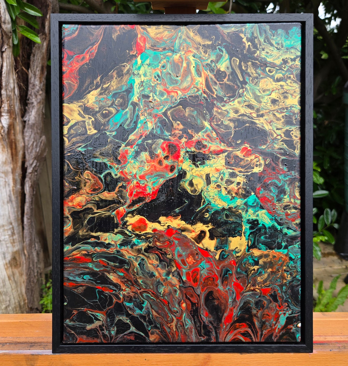 New Year - Original Acrylic Pour