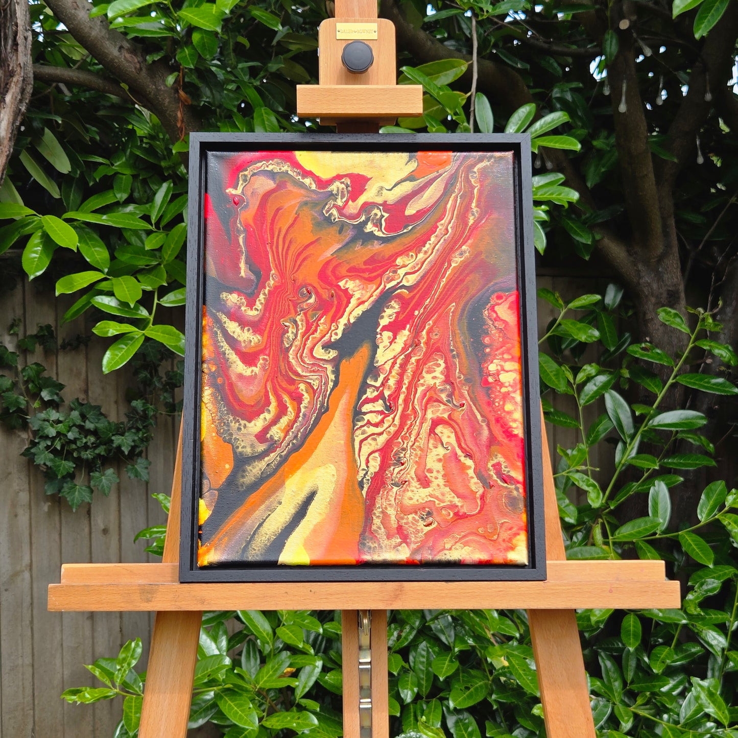 Earth's Core - Original Acrylic Pour