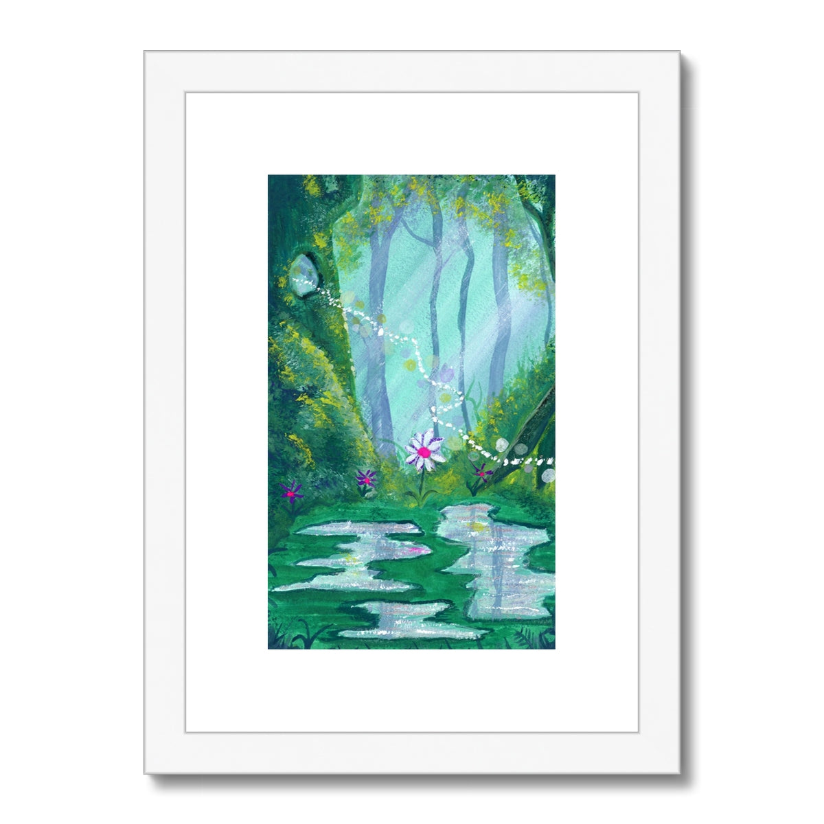 Spring Reflections  - Open Edition Fine Art Print  -  Framed & Mounted