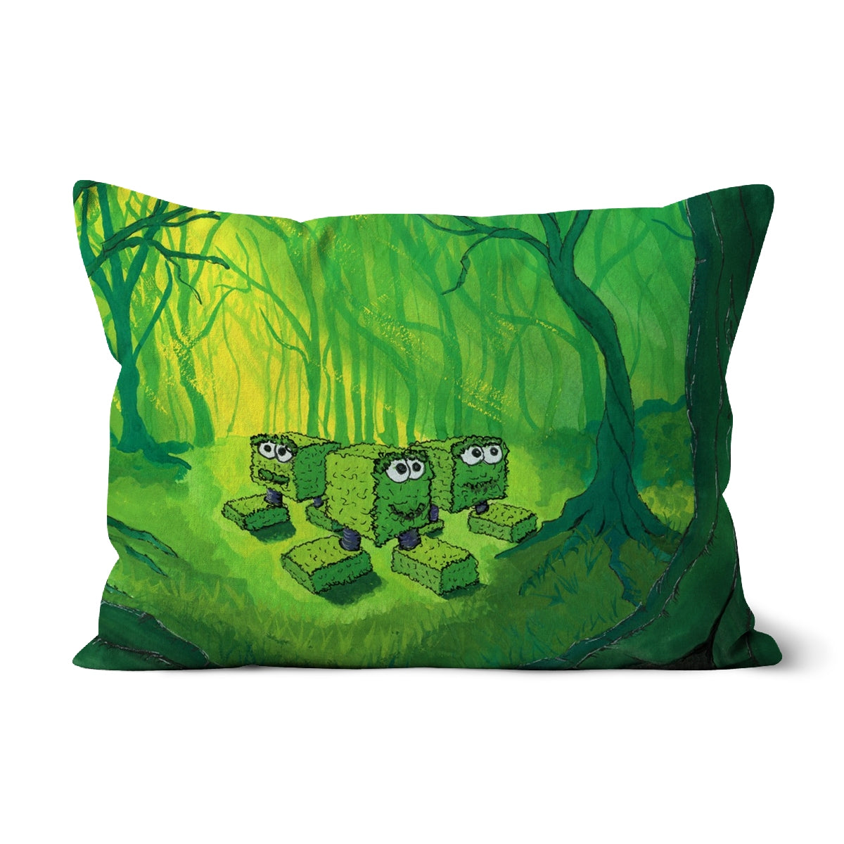 Hedglings hide in Brimble Woods - Art on your Sofa