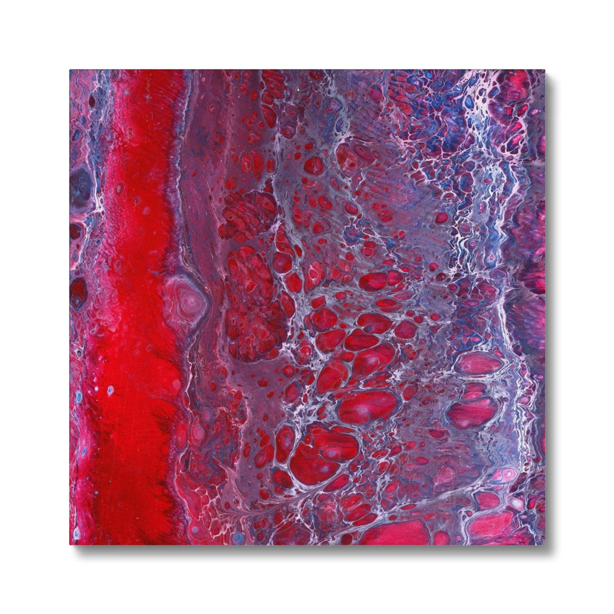 Geode Red 2 - Print on Canvas