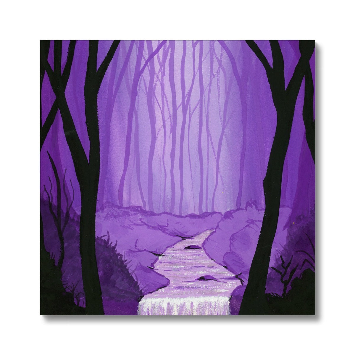 Purple Waters - Print on Canvas