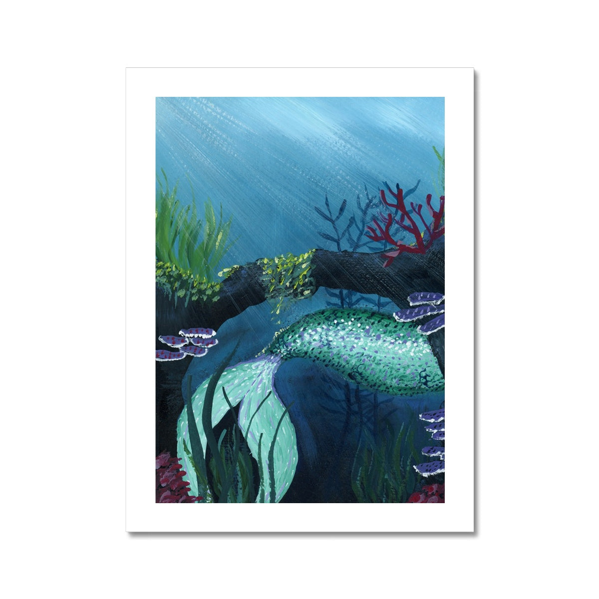 The Elusive Mermaid - Fine Art Print