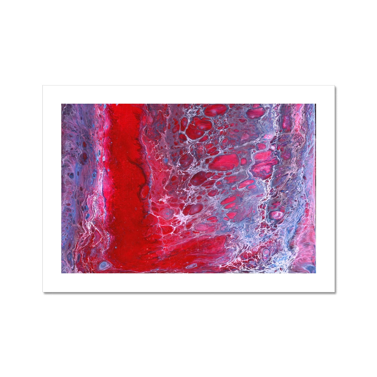 Geode Red 3 - Fine Art Print