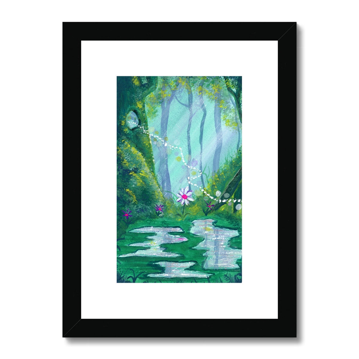 Spring Reflections  - Open Edition Fine Art Print  -  Framed & Mounted