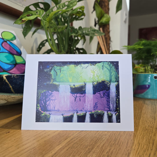 Mystical Caverns - Fine Art Greetings Card