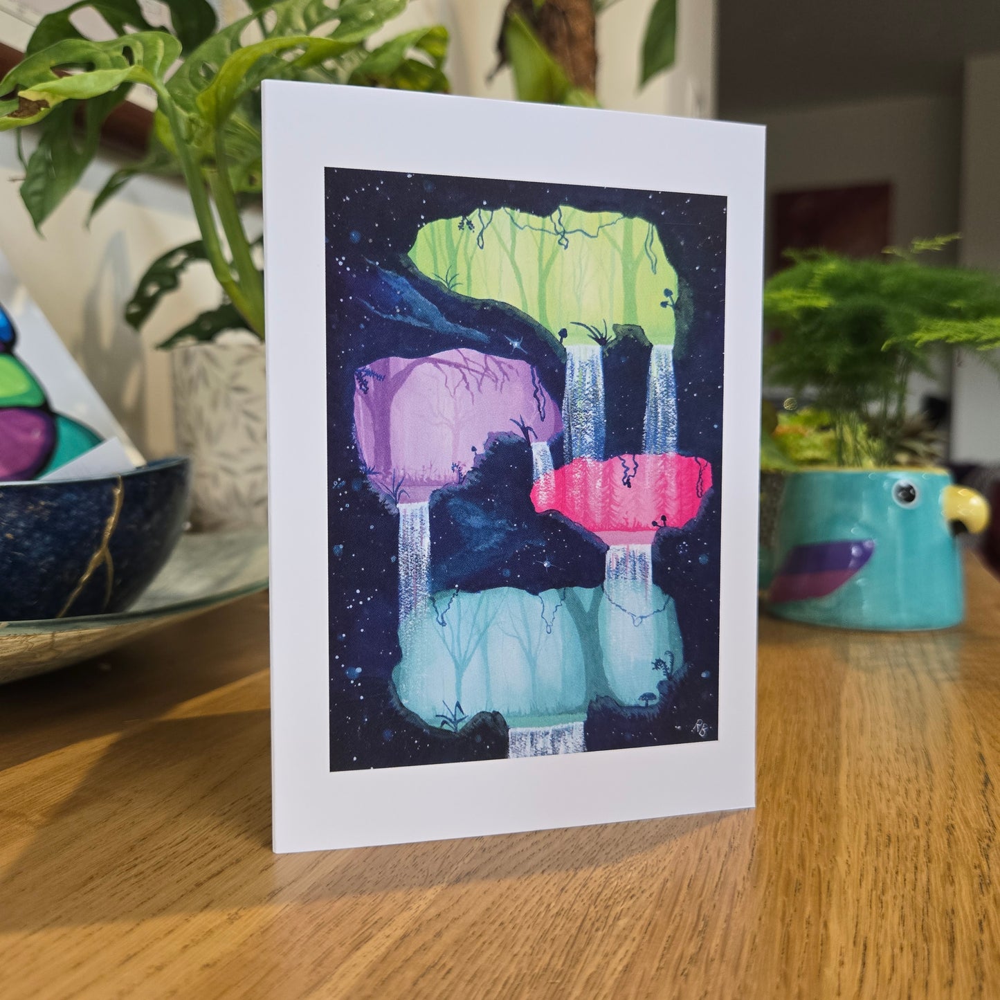 Mystical Caves - Fine Art Greetings Card