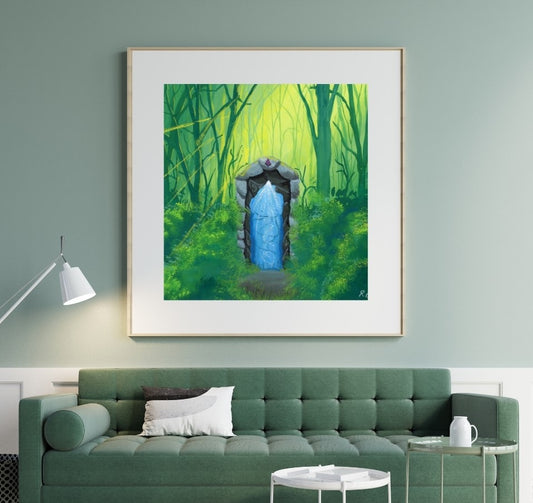 Portal Woods - Open Edition Fine Art Print -  Framed & Mounted Print