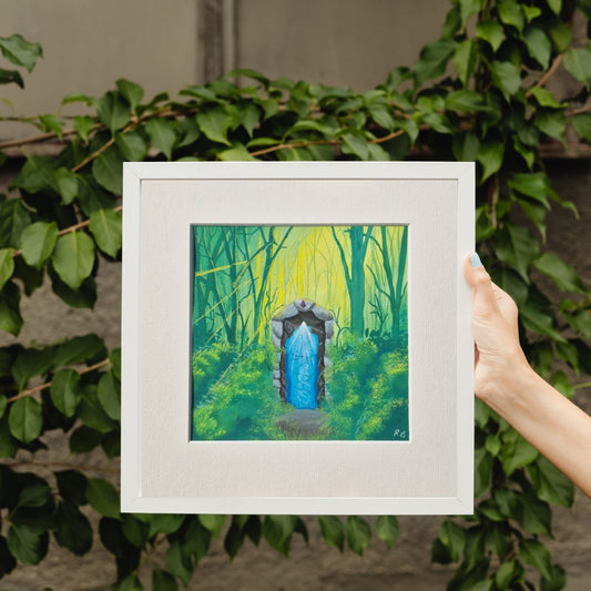 Portal Woods - Original Gouache Art