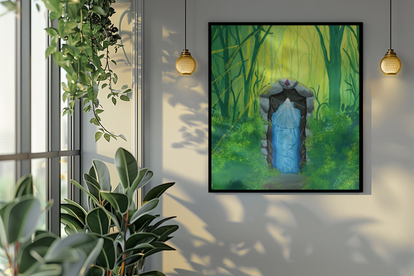 Portal Woods - Print on Canvas