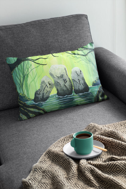 Runes on the Edge  - Art on your sofa