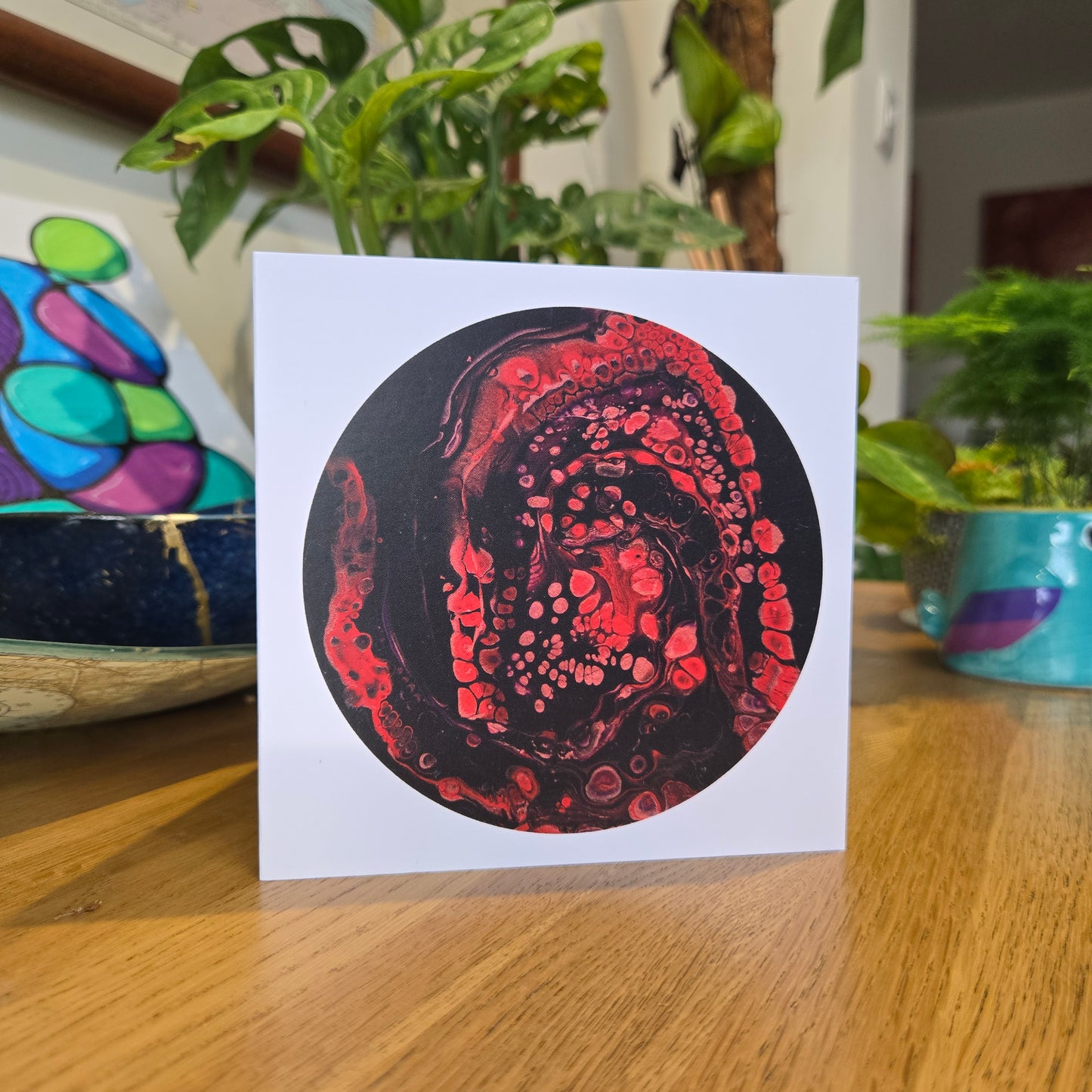 Septapus - Fine Art Greetings Card