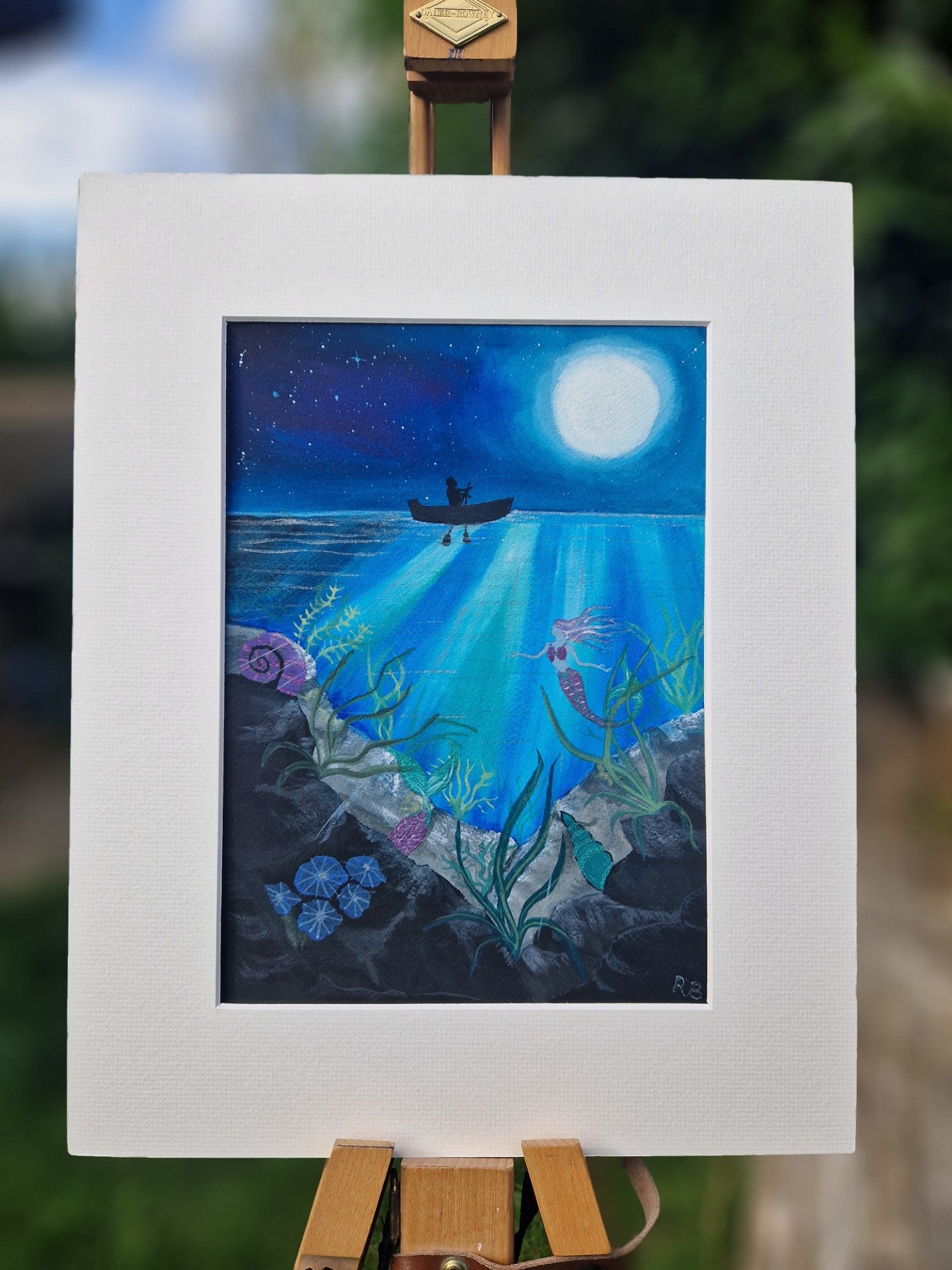 Songs from the Deep - Original Gouache Art