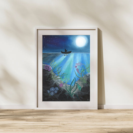 Songs from the Deep - Open Edition Fine Art Print - Framed & Mounted