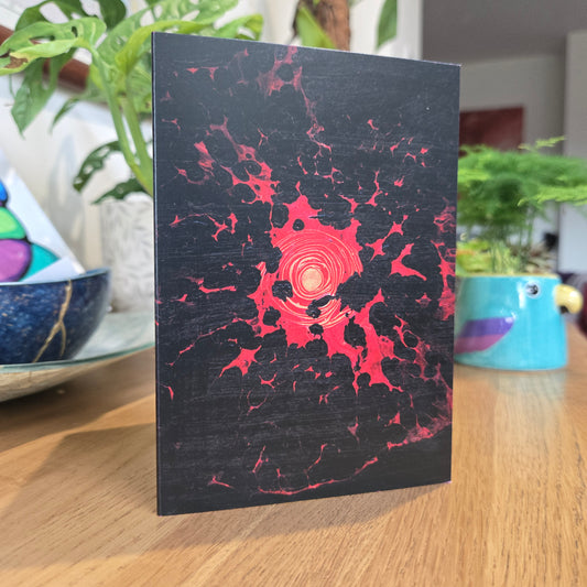 Volcanic Heart - Fine Art Greetings Card