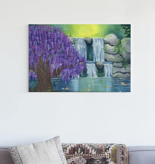 Willow Falls - Print on Canvas