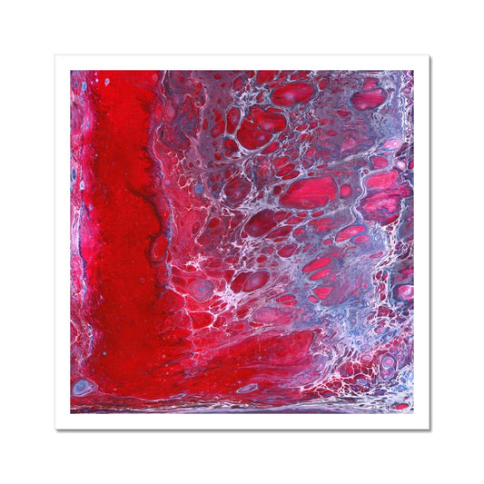 Geode Red 3 - Fine Art Print