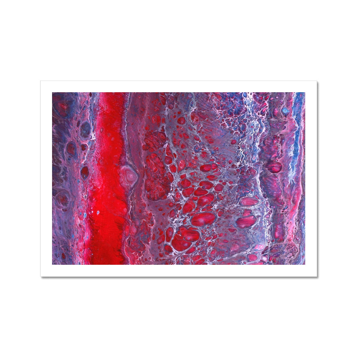 Geode Red 2 - Fine Art Print