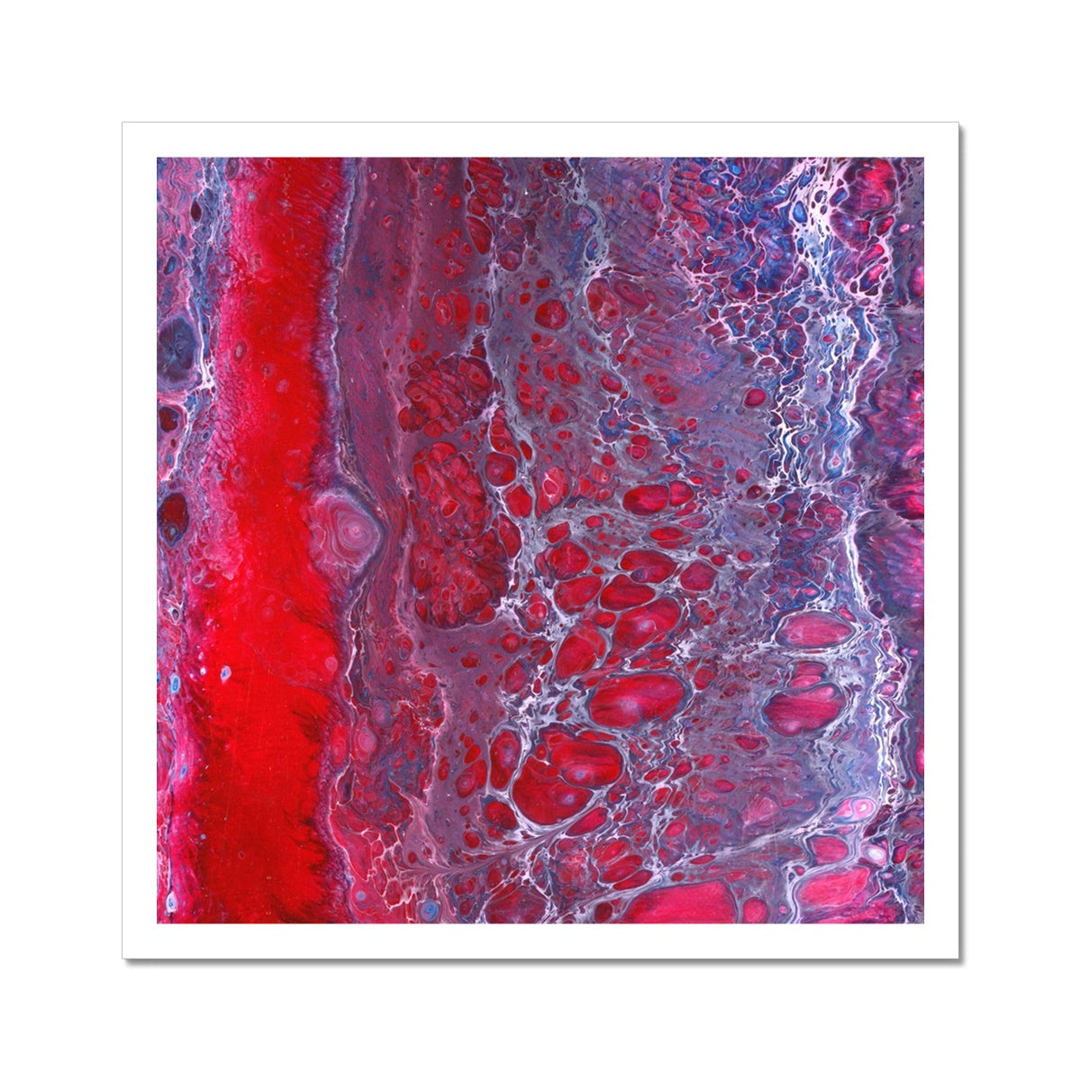 Geode Red 2 - Fine Art Print